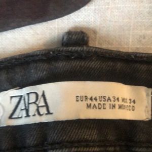 Zara skinny 34 w faded black